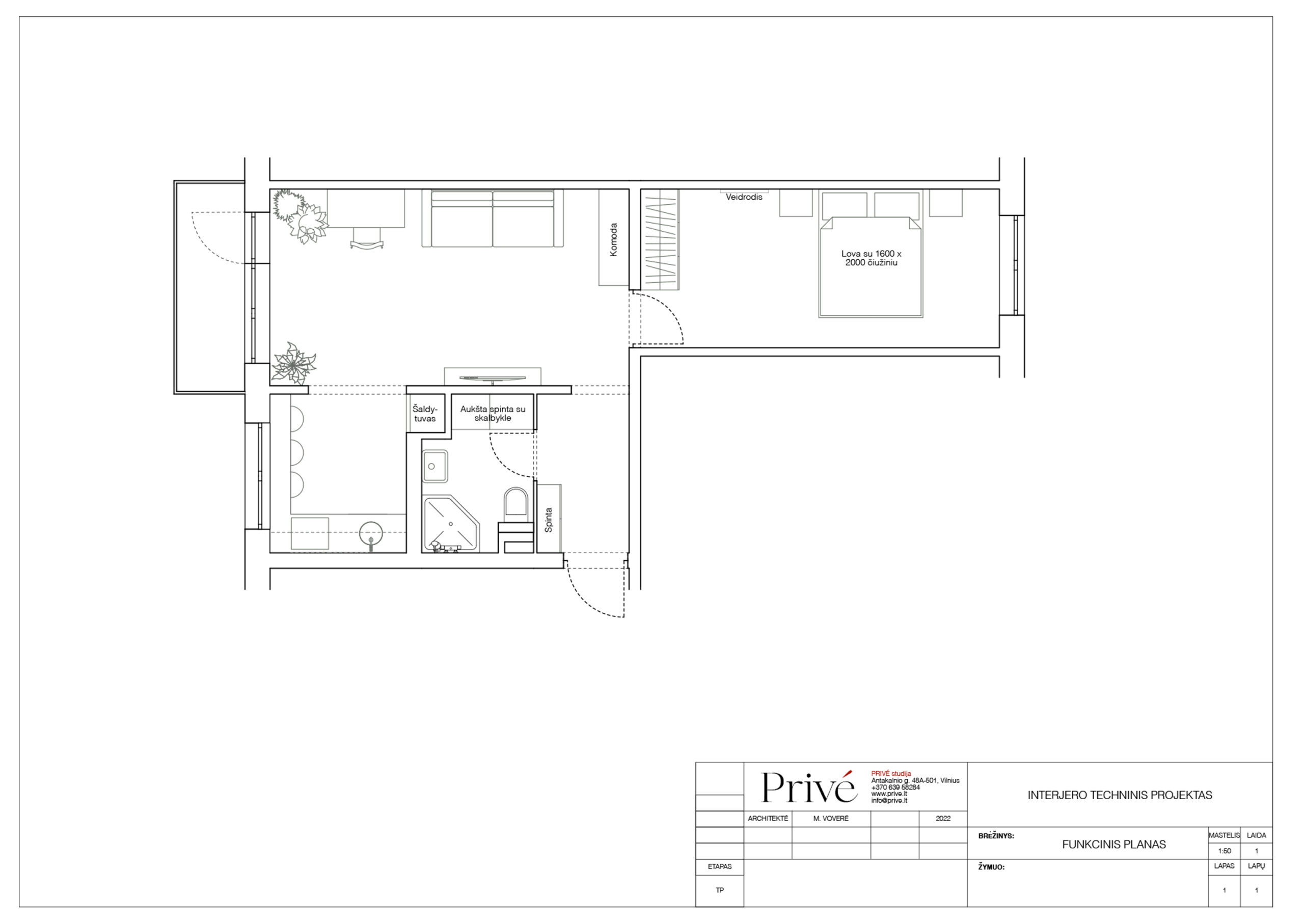 Senos statybos buto planas