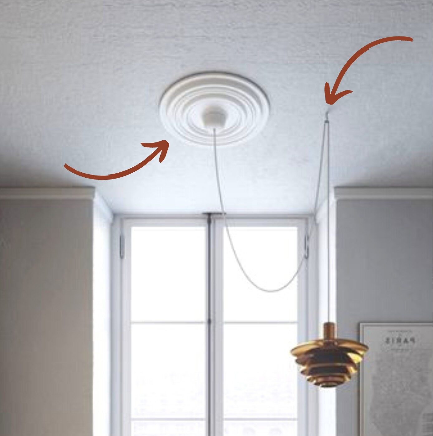 Šviestuvo kabinimas