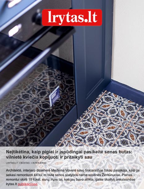 Lrytas straipsnis apie virtuvę